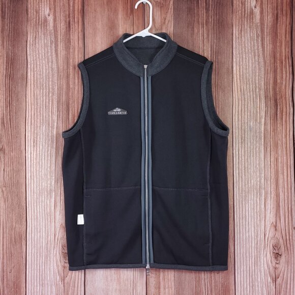 Peter Millar RiverCrest Golf Club Mens Size Large Crown Sweater Fleece Vest Gray - Picture 3 of 15